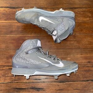 Nike air baseball Charcoal High-Top Cleats